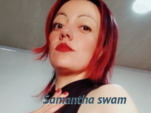 Samantha_swam